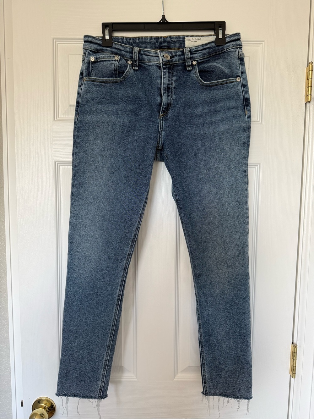 rag & bone Cate Mid Rise Ankle Skinny Jeans Sz 30